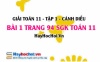 Giải bài 1 trang 94 Toán 11 tập 1 SGK Cánh Diều